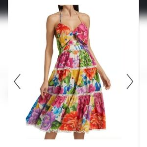 Farm Rio Chita Floral Midi Dress
